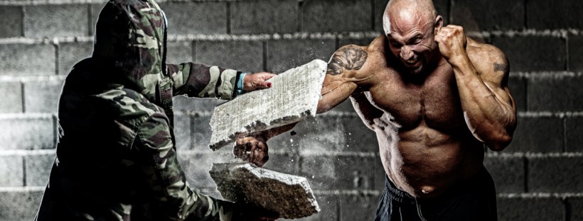 Breaking bad habits is as hard as punching through stone.